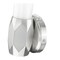 Z-Lite Cooper Wall Sconce, 1-Light, 4.75 In.W x 4 In.L x 16 In.H, Brushed Nickel/Frosted 1010-1S-BN-LED - alternate 6